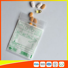 Китай Лекарство планшета упаковывая Зиплок сумки таблетки, полиэтиленовый пакет медицины с уплотнением застежка-молнии поставщик
