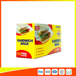 Китай Сумки сэндвича качества еды пластиковые ясные Ресиклабле, многоразовая сумка с молнией поставщик