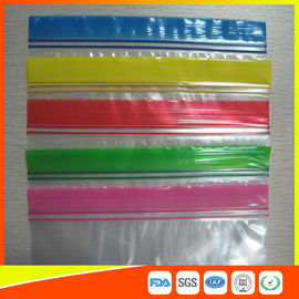 Китай Сумки упаковки прозрачной пластмассы Зиплок противостатические с губой молнии верхней голубой поставщик