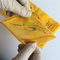 Переход образца Биохазард лаборатории кладет Реклосабле цвет в мешки желтого цвета 3/4 слоев поставщик