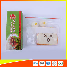 Китай Изготовленные на заказ Ресеалабле пластиковые сумки сэндвича с пишут панель, сумки мешка замка застежка-молнии поставщик