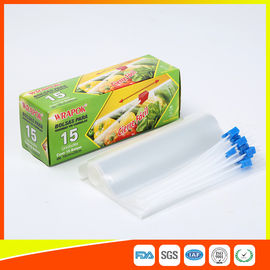 Китай Небольшие повторно использованные сумки хранения еды прозрачной пластмассы воздухонепроницаемые с молнией слайдера поставщик