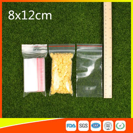 Китай Зиплок Лдпе пластиковый многоразовый кладет см в мешки 8кс12 с красочной линией поставщик